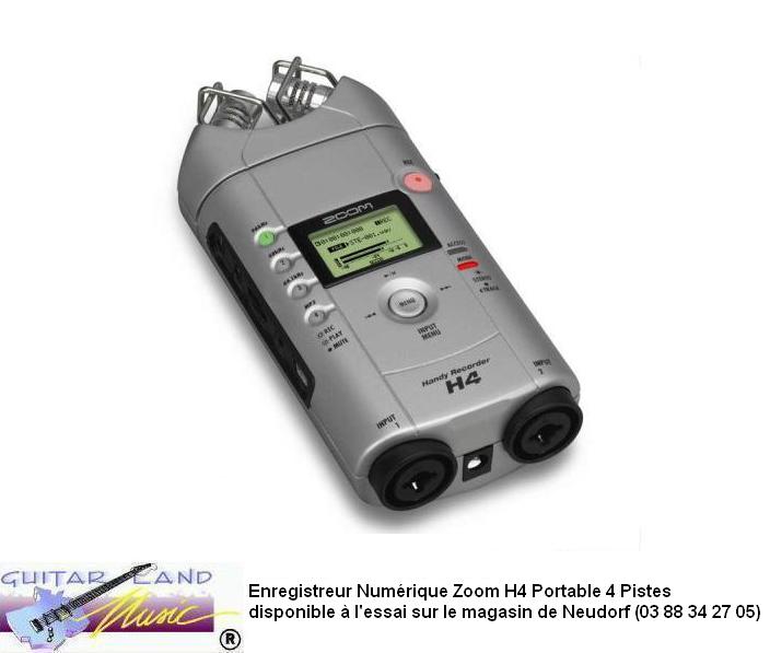 Enregistreur Numerique Zoom H4 Portable 4 Pistes